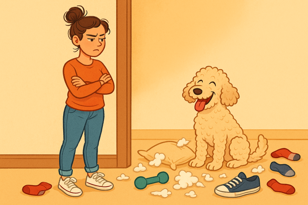 Mein Hund will mich ärgern - Hund macht Blödsinn, Besitzer ist gestresst