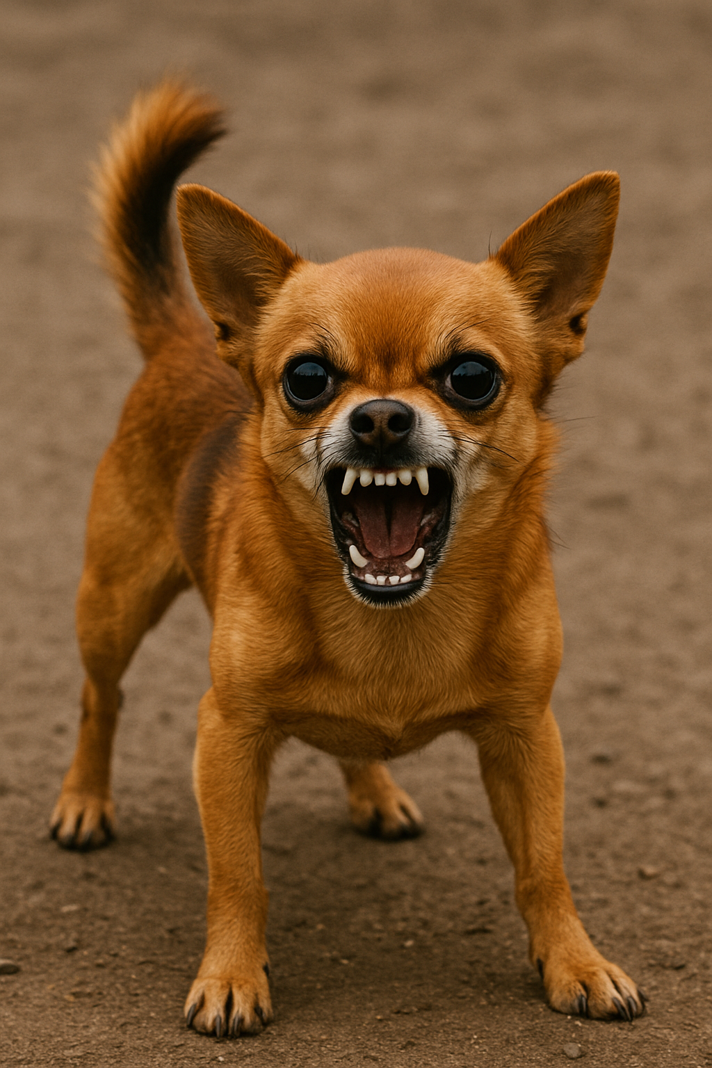 Offensiv drohender Hund - Wenn Kleinhunde nicht ernst genommen werden