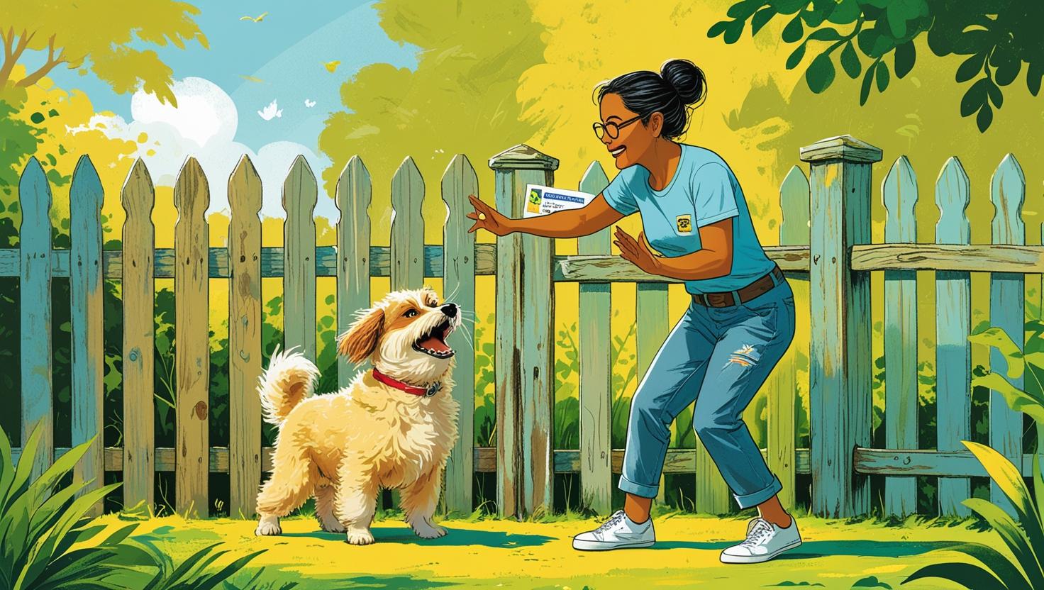 Hund bellt am Gartenzaun Management vs. Training