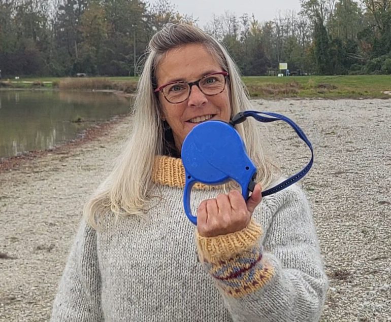 Schleppleine oder Flexileine