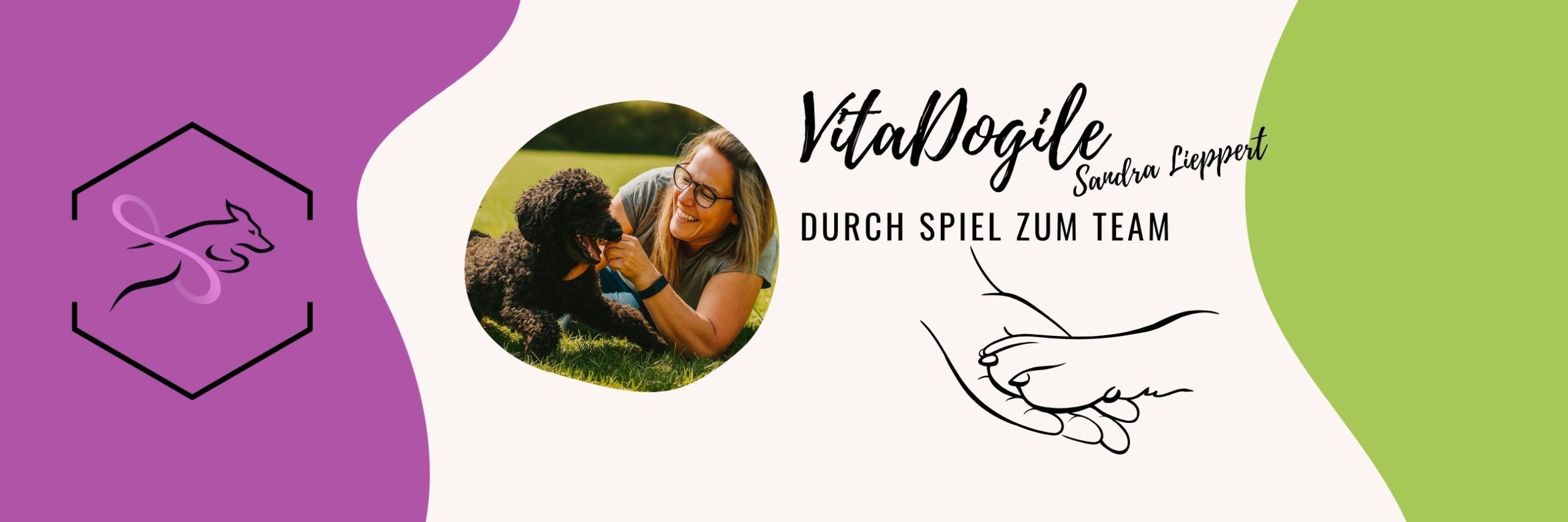 Durch Spiel zum Team. Stärkung Beziehung zwischen Mensch und Hund durch Spiel